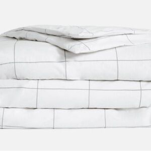 Brookline Luxe Satin Duvet Cover NWOT